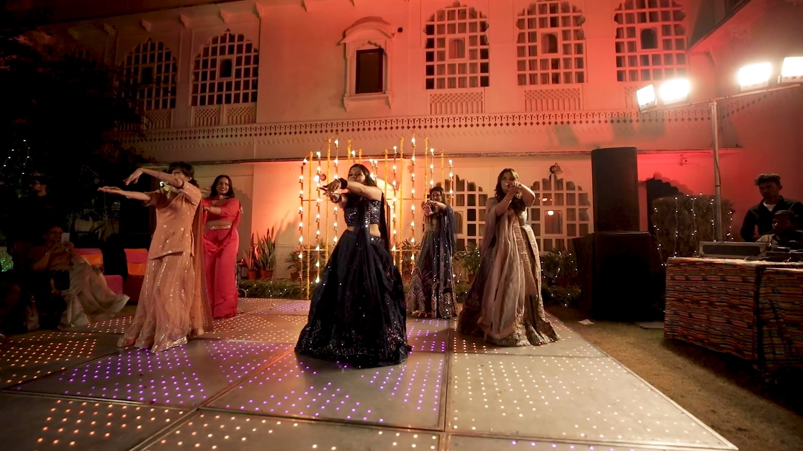 Wedding celebration and event decor at Khandwa Haveli, Jaipur
